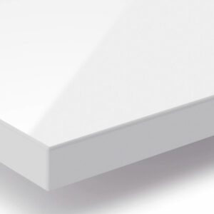 MDF ALTO BRILLO 1.22 X 2.44 18MM BLANCO CALIDO